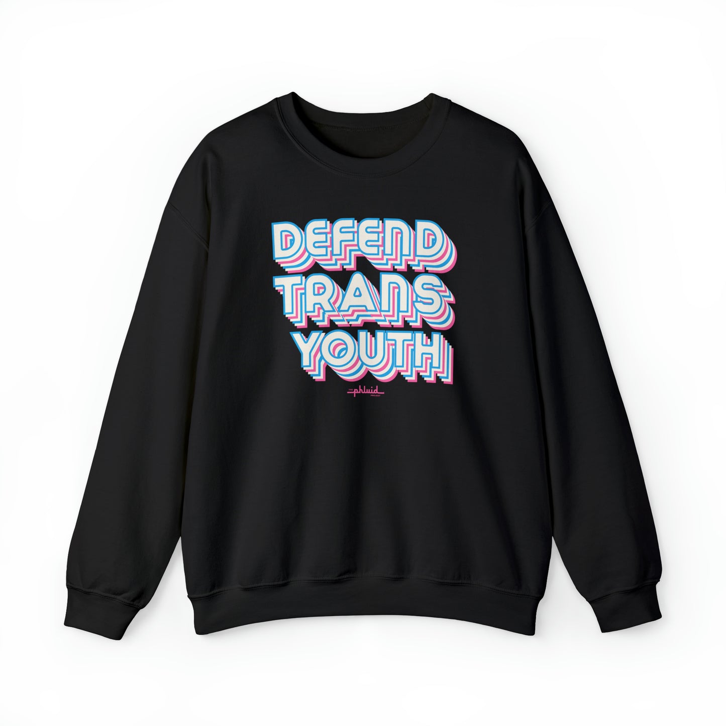 Defend Trans Youth Crewneck Sweatshirt