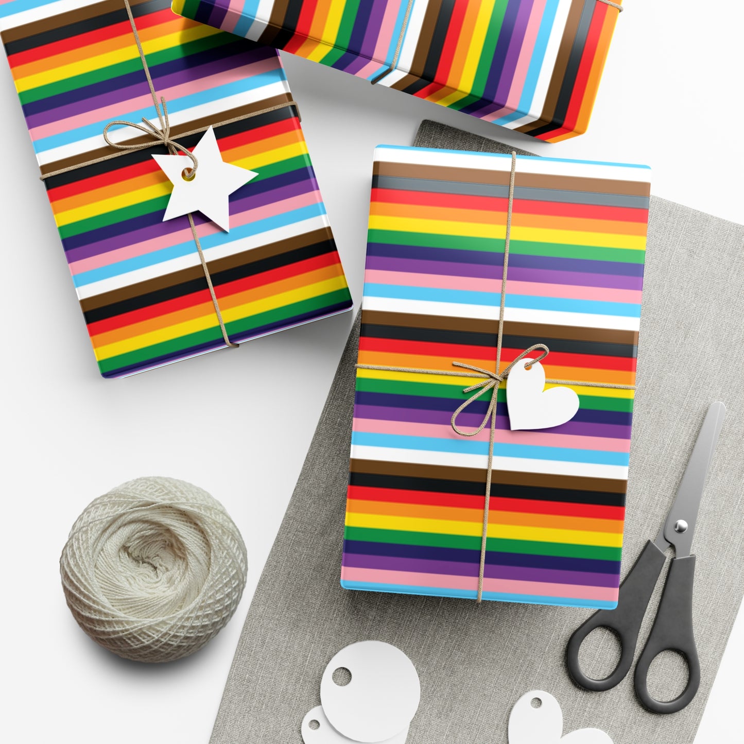Striped Gift Wrapping Papers