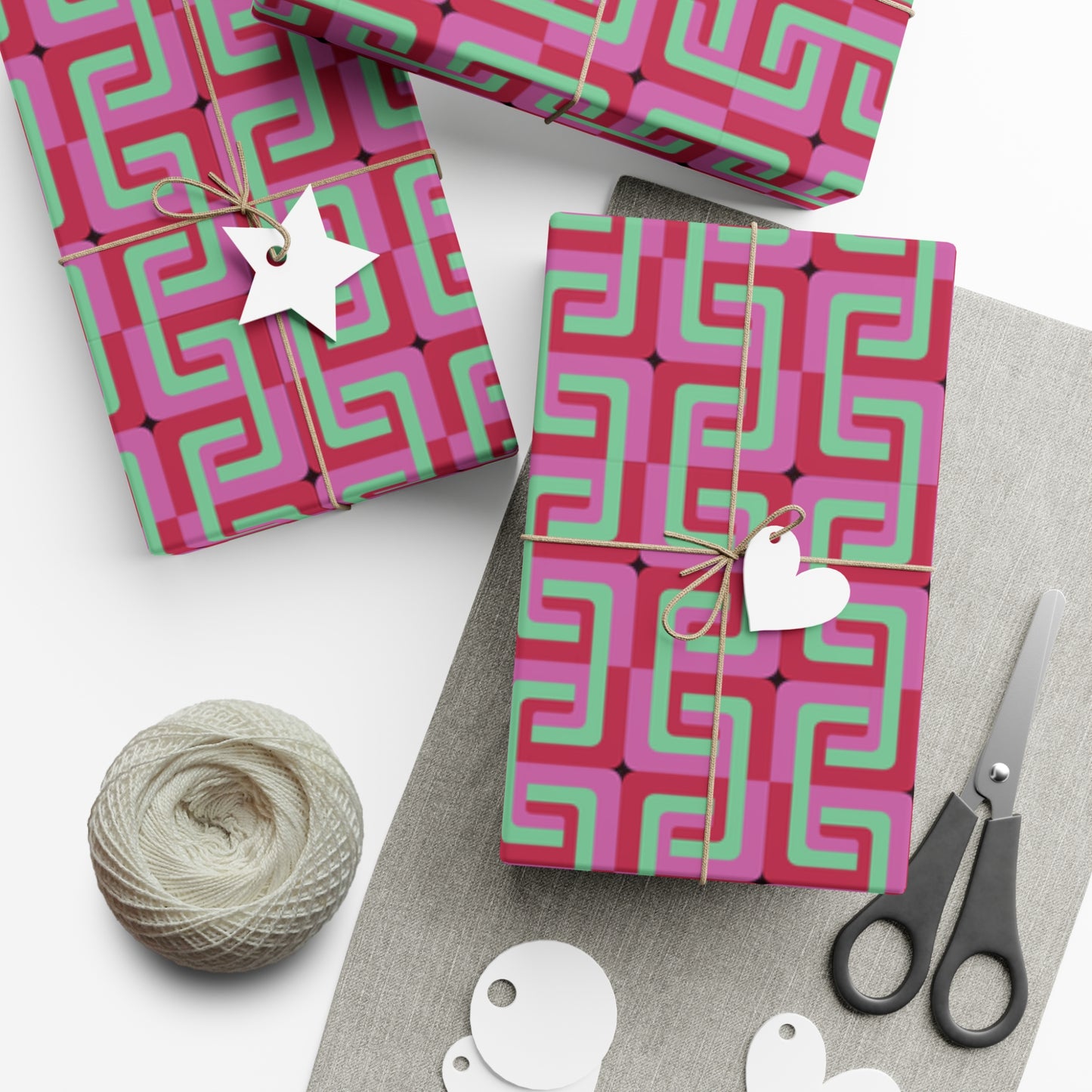 Retro Gift Wrapping Papers