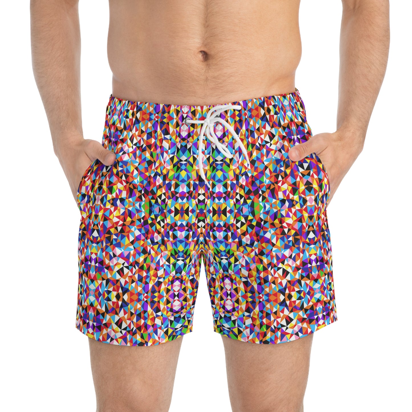 Pride Mosaic Swim Trunks
