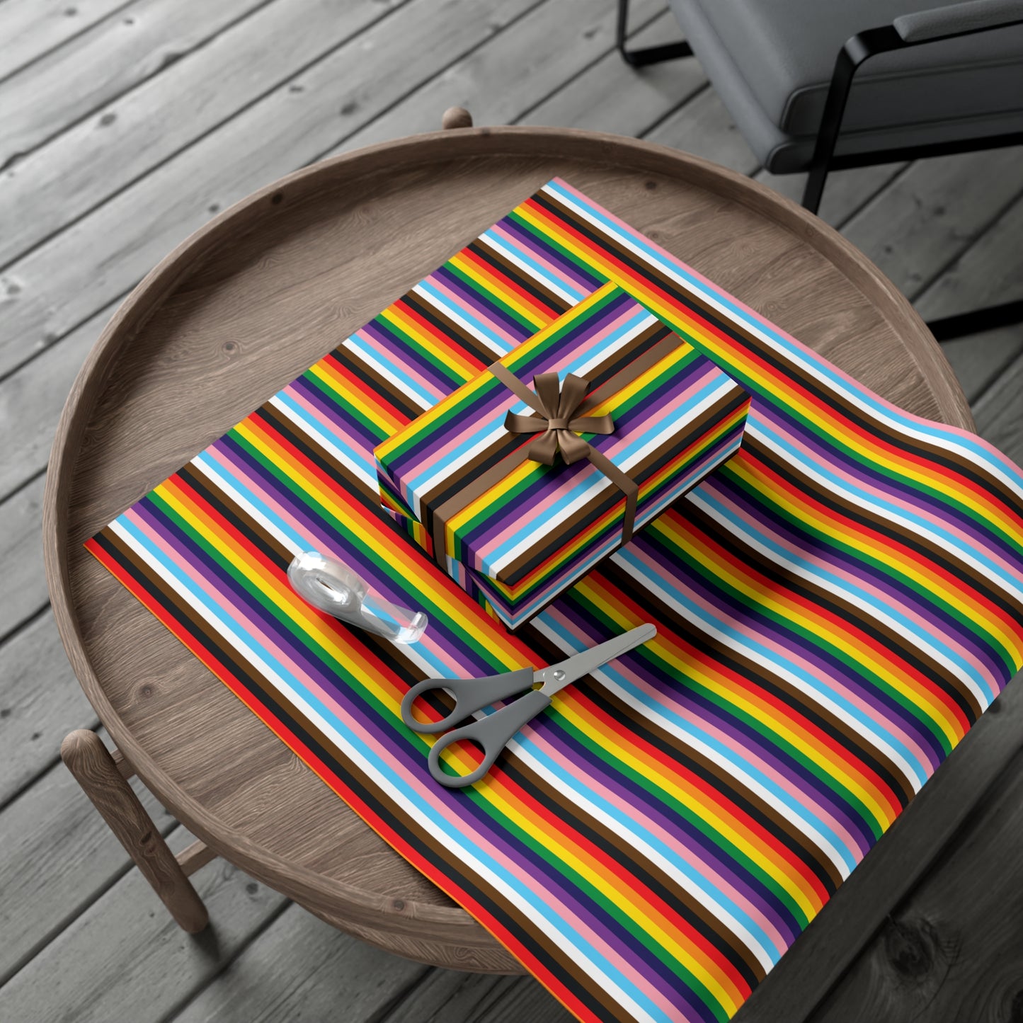 Striped Gift Wrapping Papers