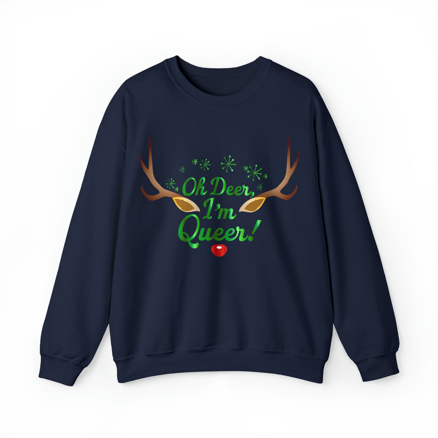 Oh Deer, I'm Queer! Crewneck Sweatshirt
