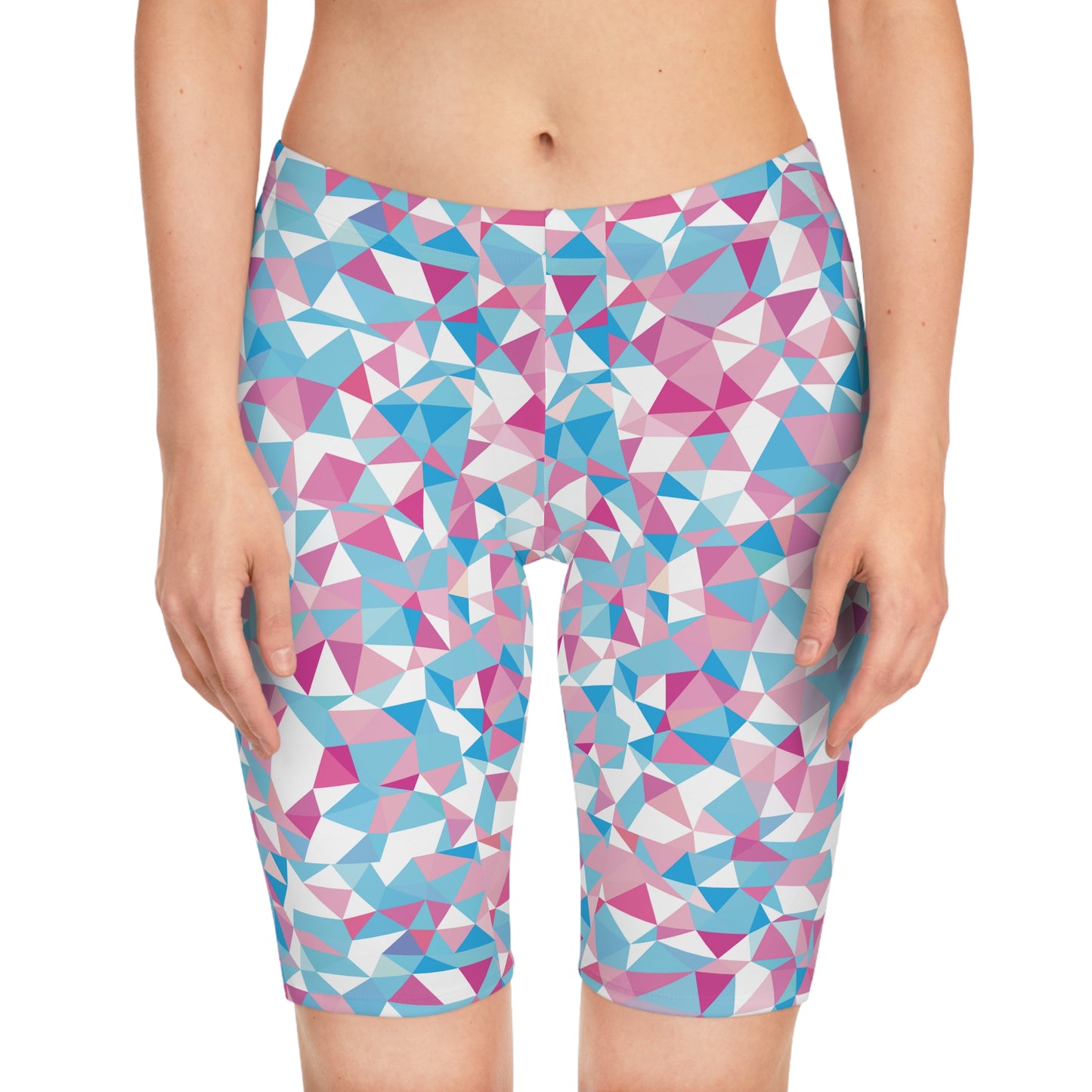 Trans Mosaic Bike Shorts