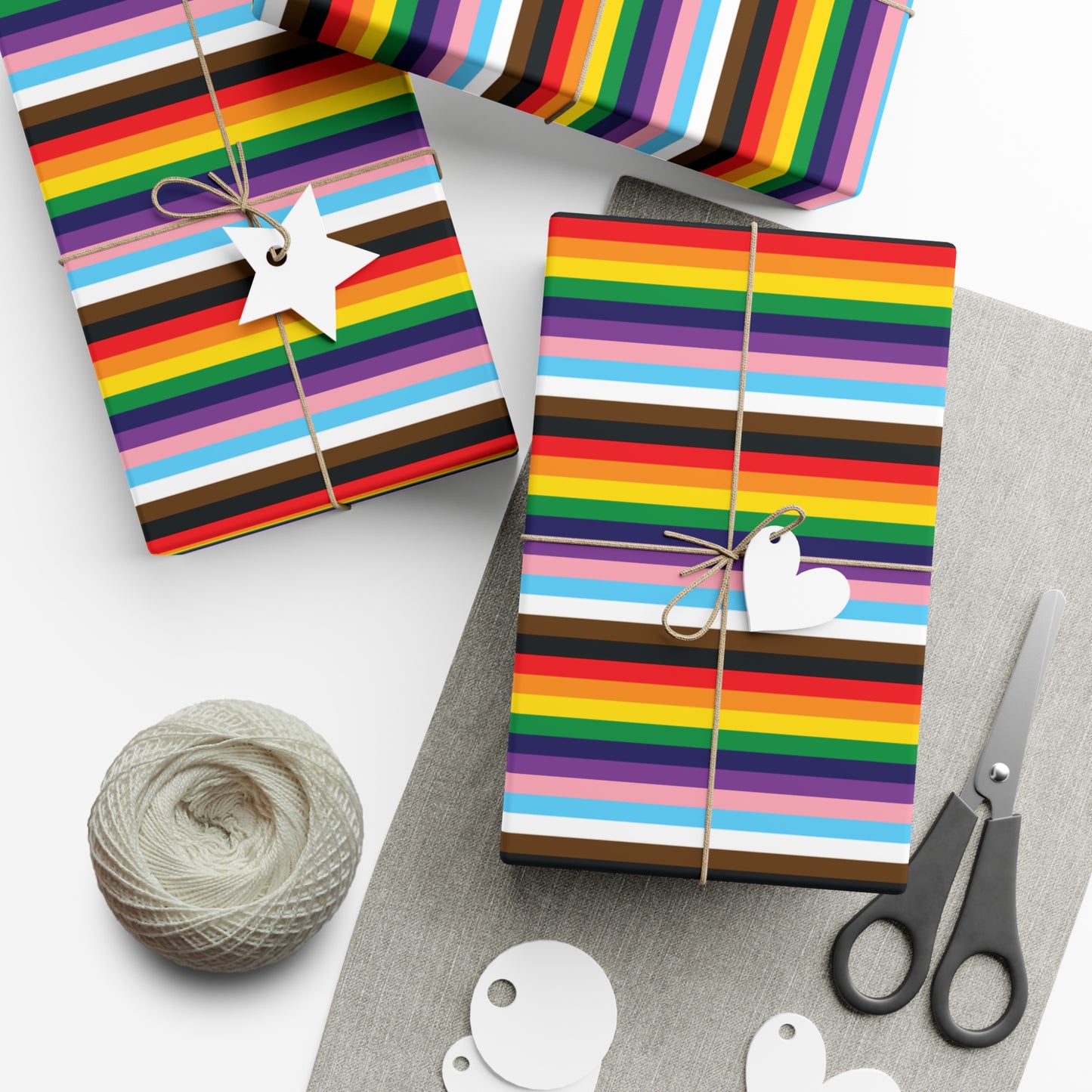 Striped Gift Wrapping Papers