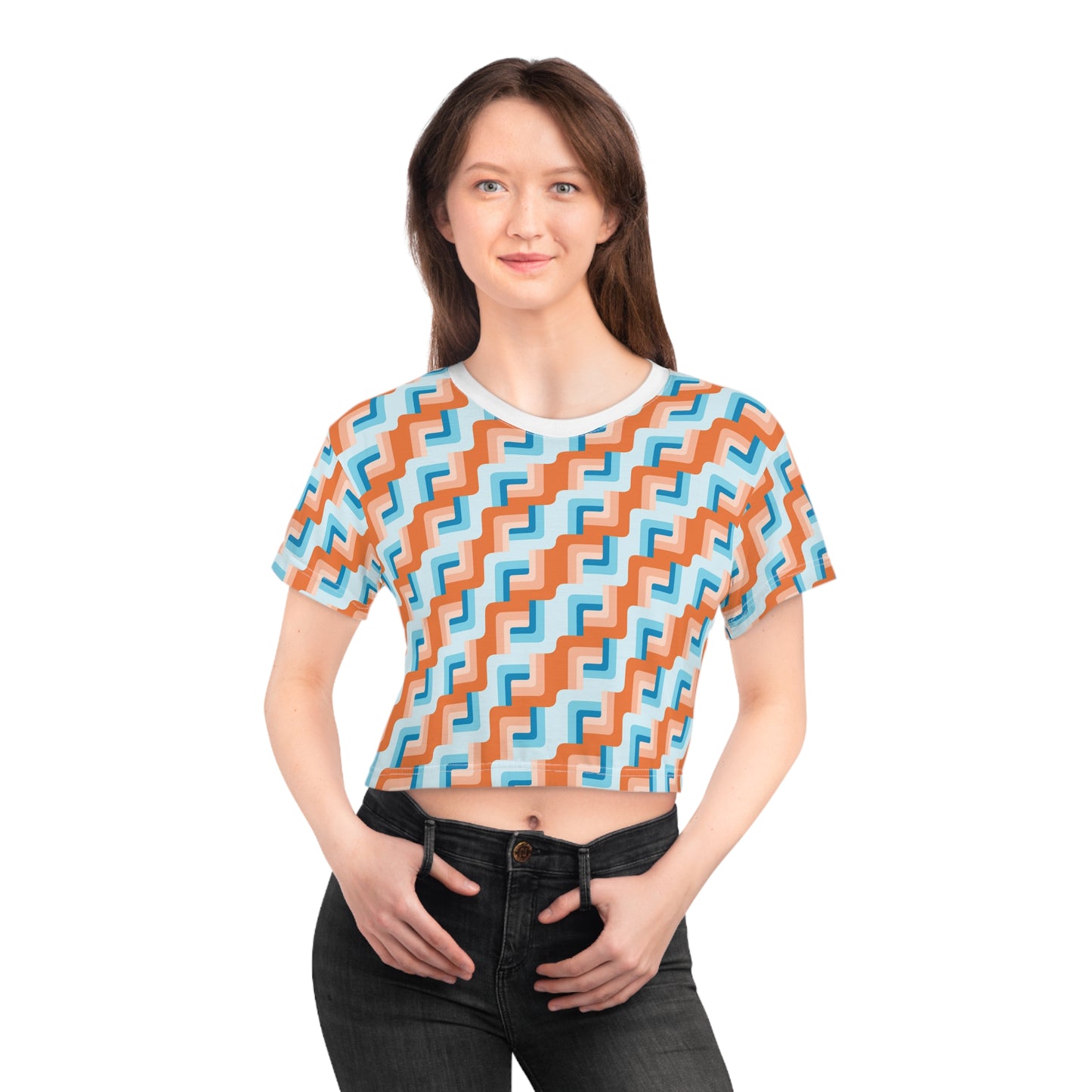 Waves Crop Tee