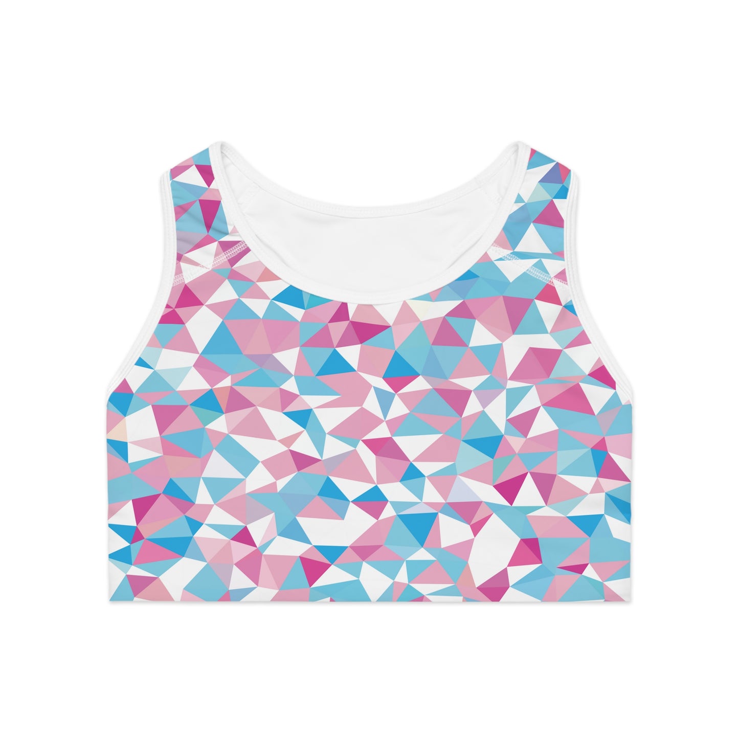 Trans Mosaic Sports Bra