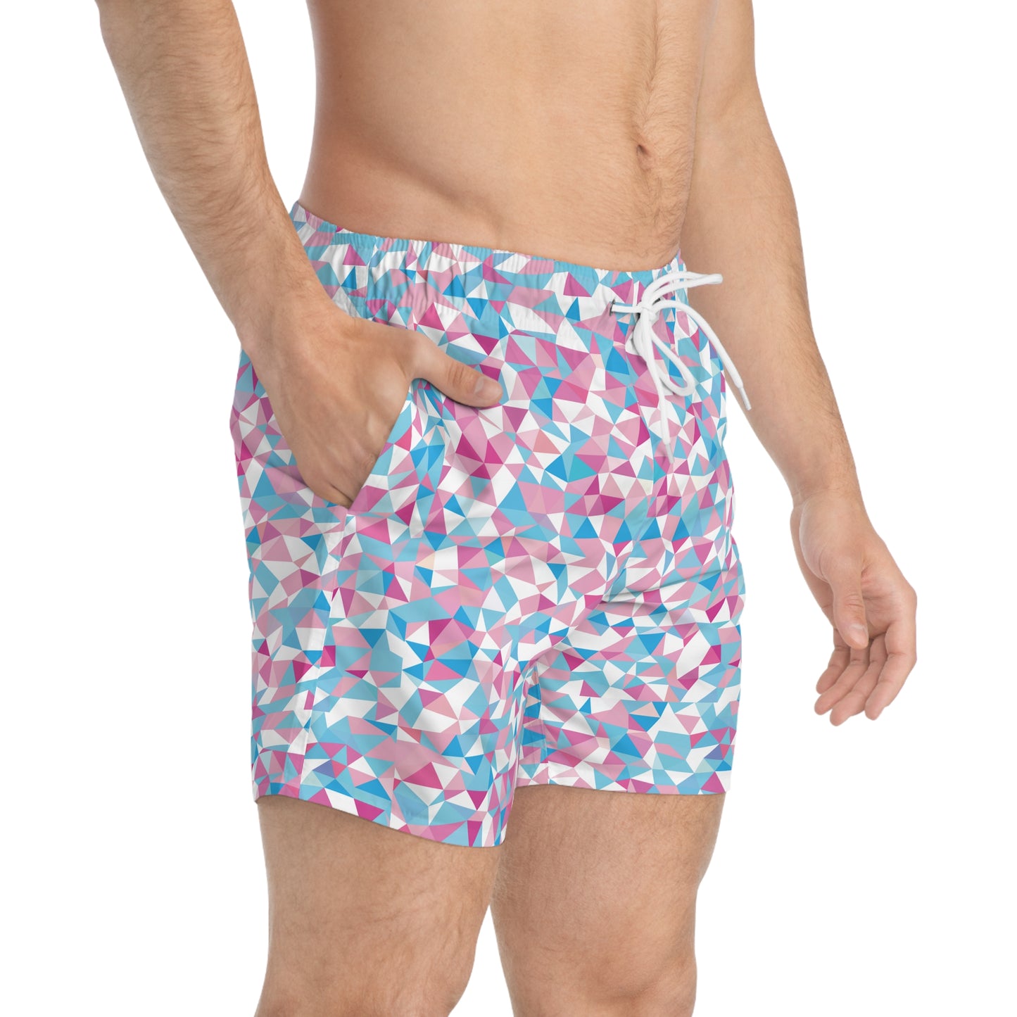 Trans Mosaic Swim Trunks