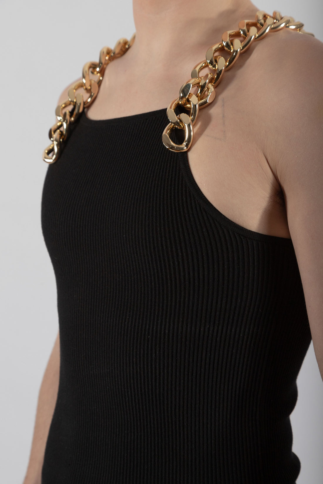 Chunky Chain Ribbed Top