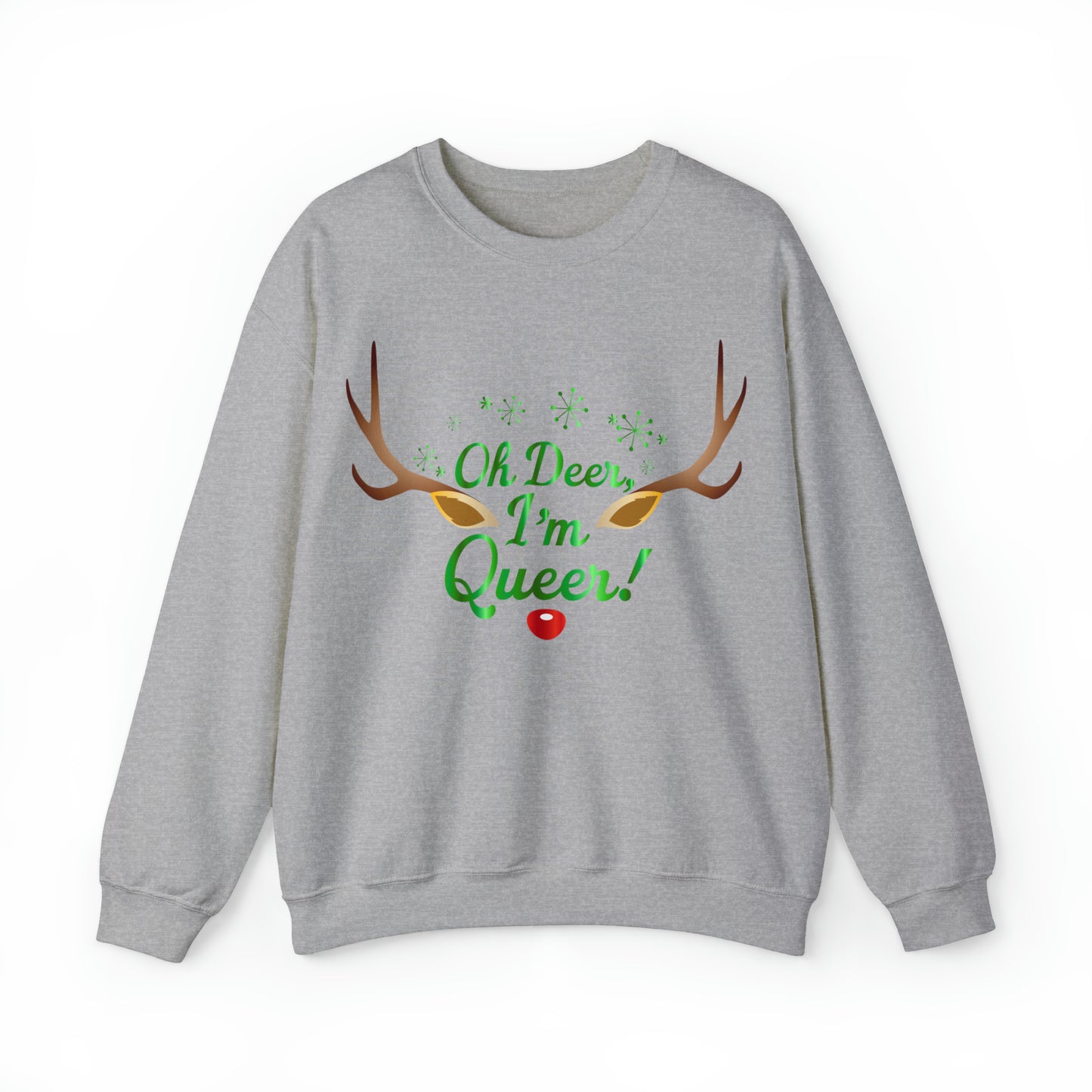 Oh Deer, I'm Queer! Crewneck Sweatshirt