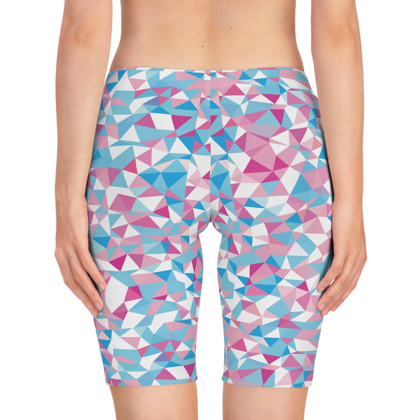 Trans Mosaic Bike Shorts