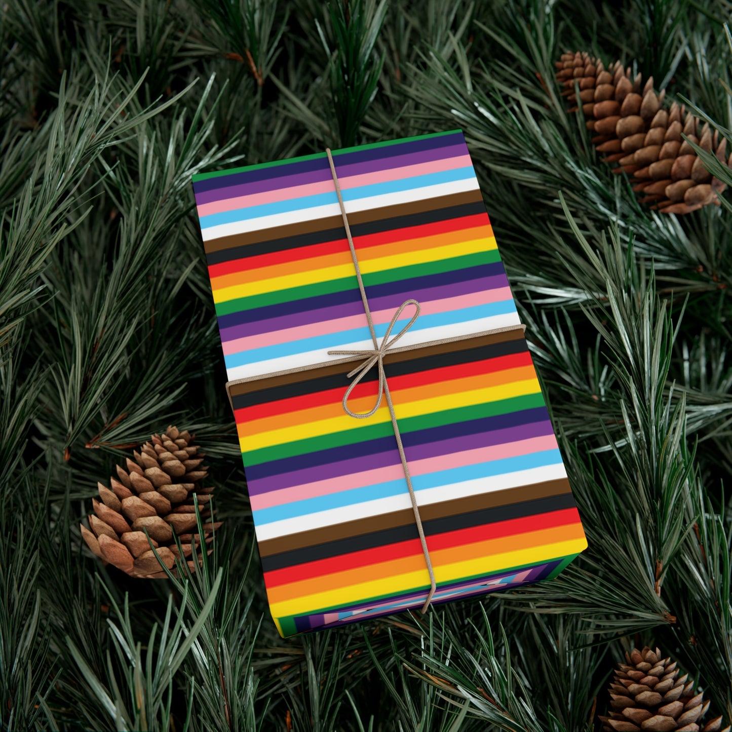 Striped Gift Wrapping Papers
