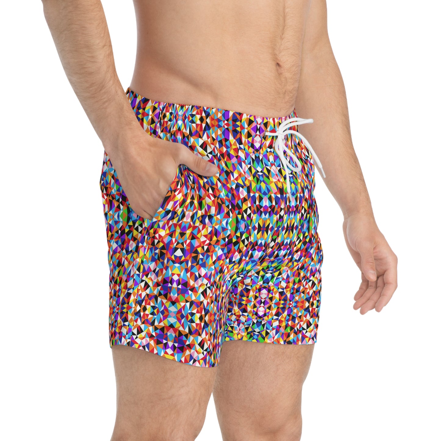Pride Mosaic Swim Trunks