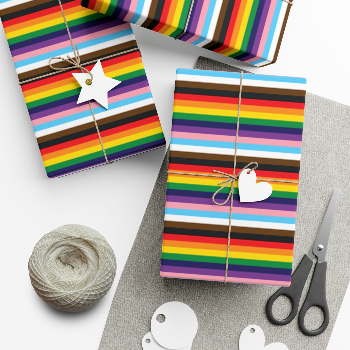 Striped Gift Wrapping Papers