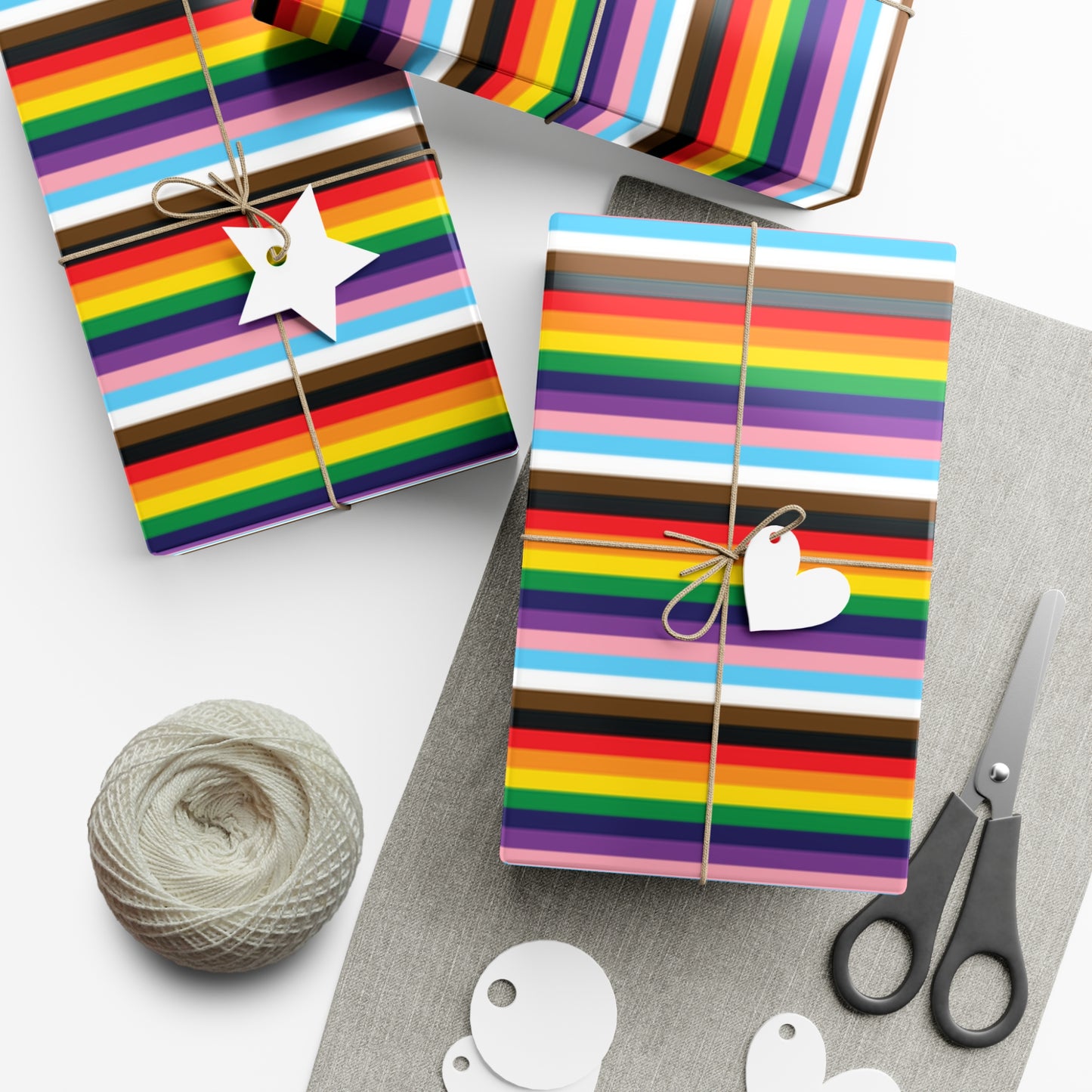 Striped Gift Wrapping Papers