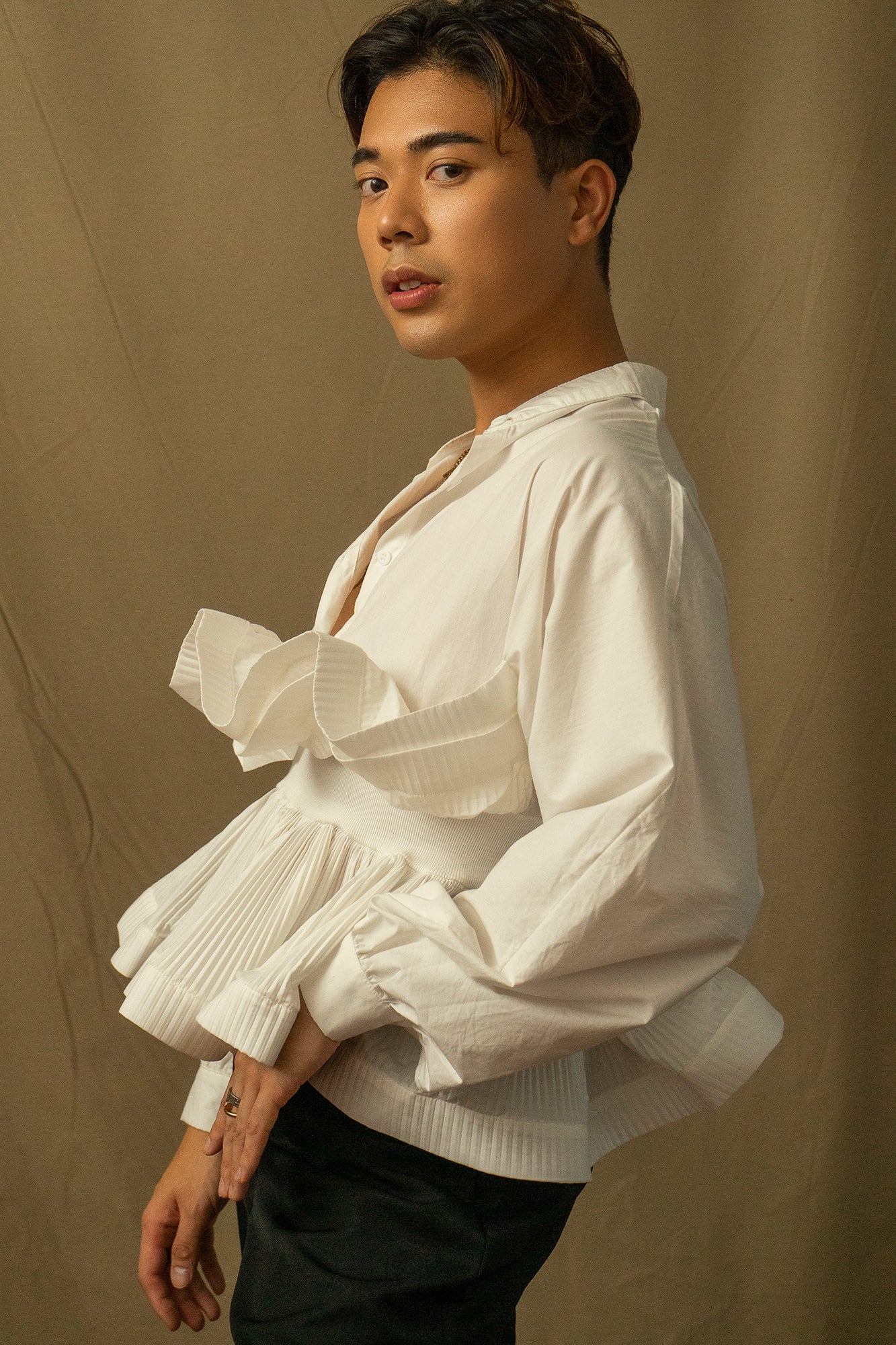 Sonya Cloud button Up