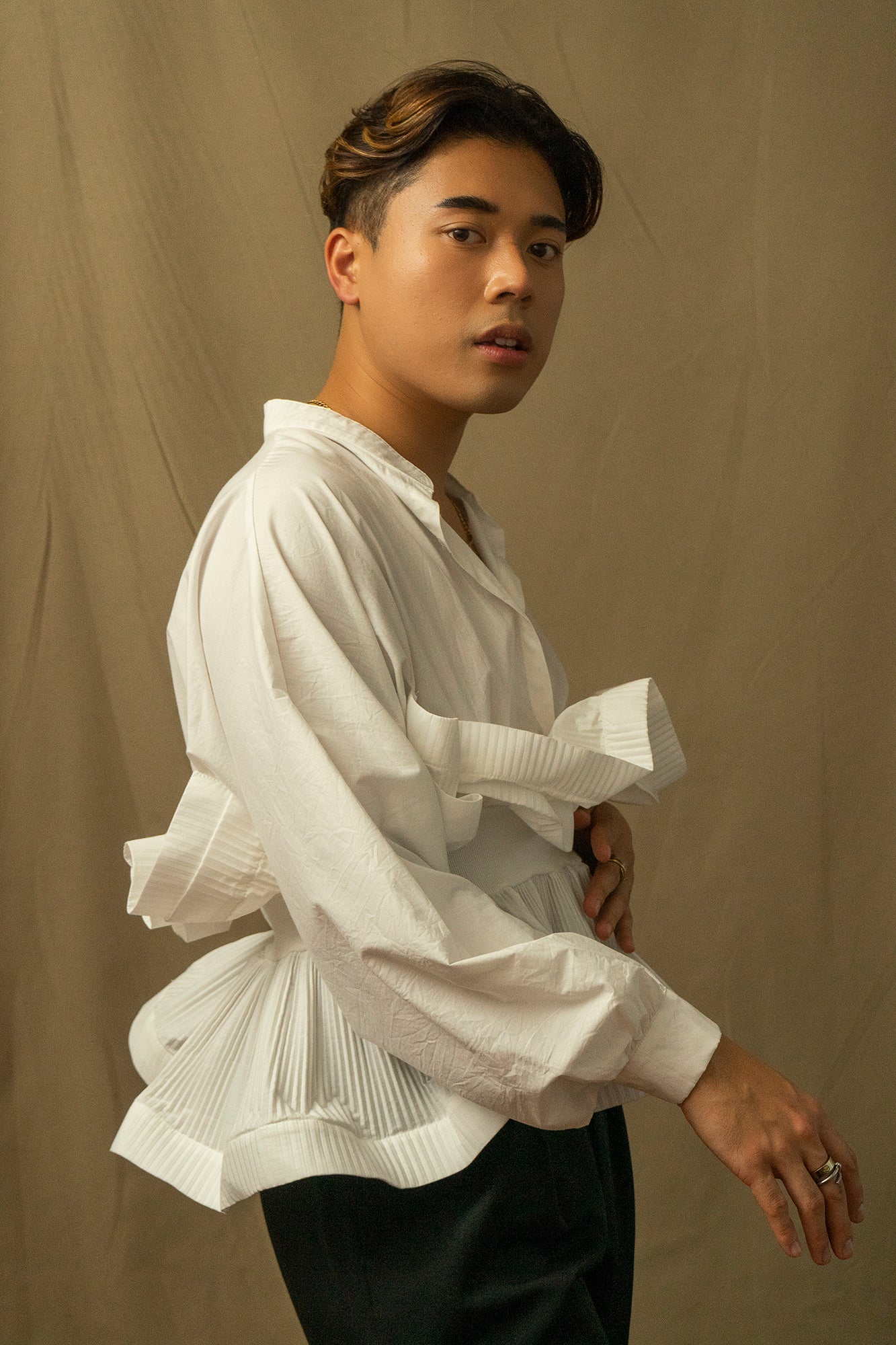 Sonya Cloud button Up
