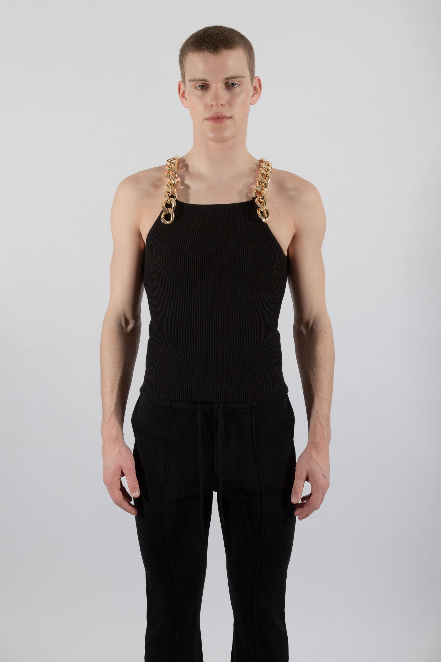 Chunky Chain Ribbed Top