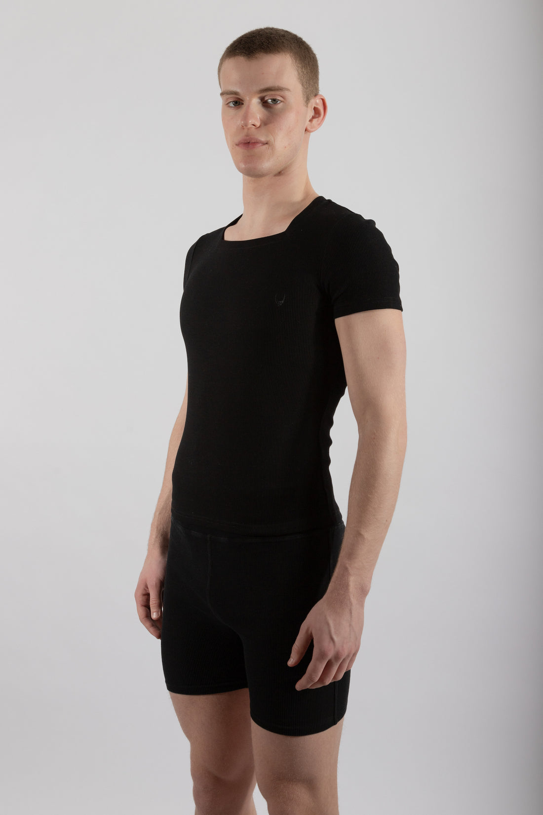 Essential Square Neck Ribbed Tee
