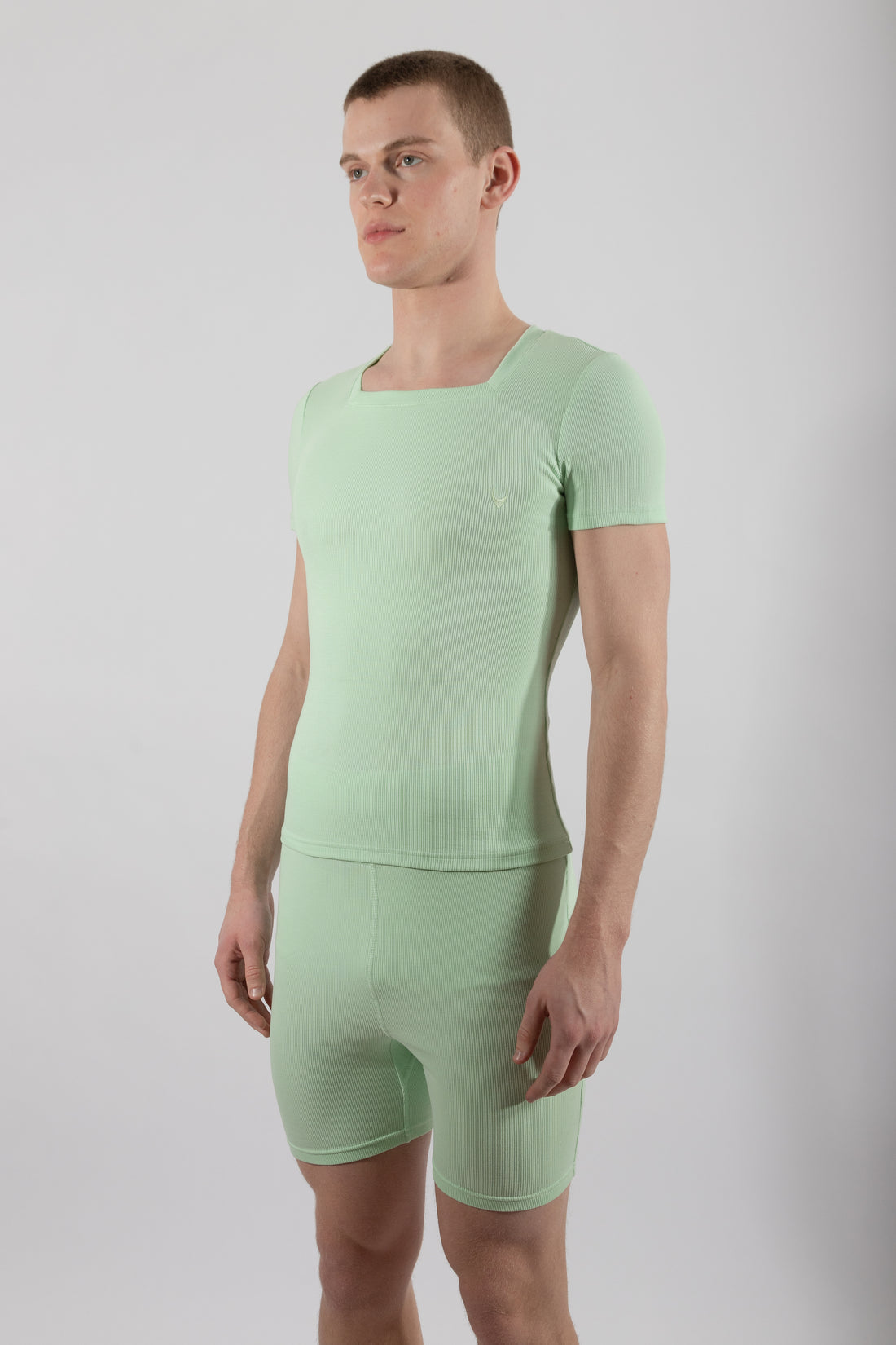 Essential Square Neck Ribbed Tee