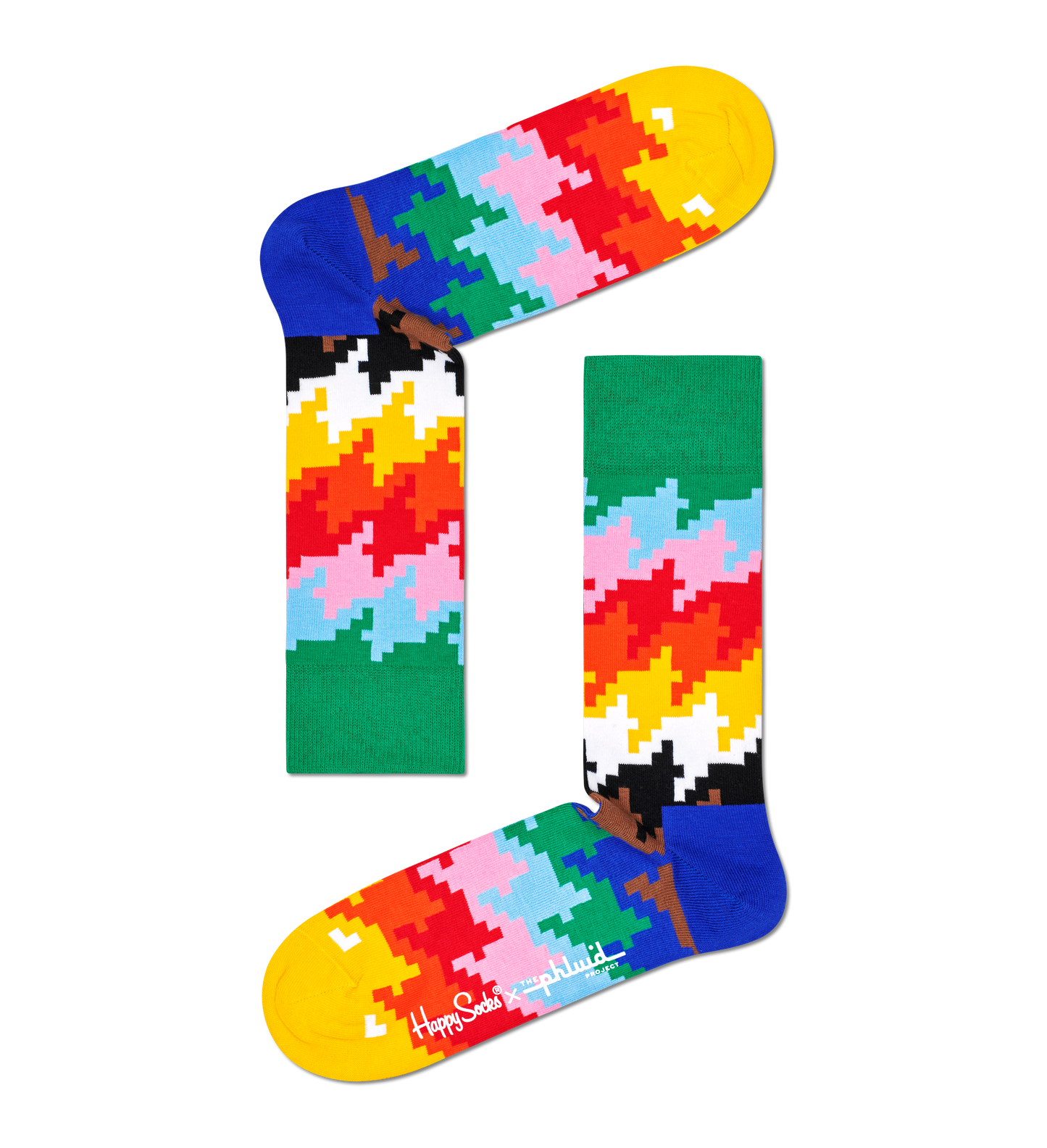 Happy Socks x Phluid: Dog Tooth Sock