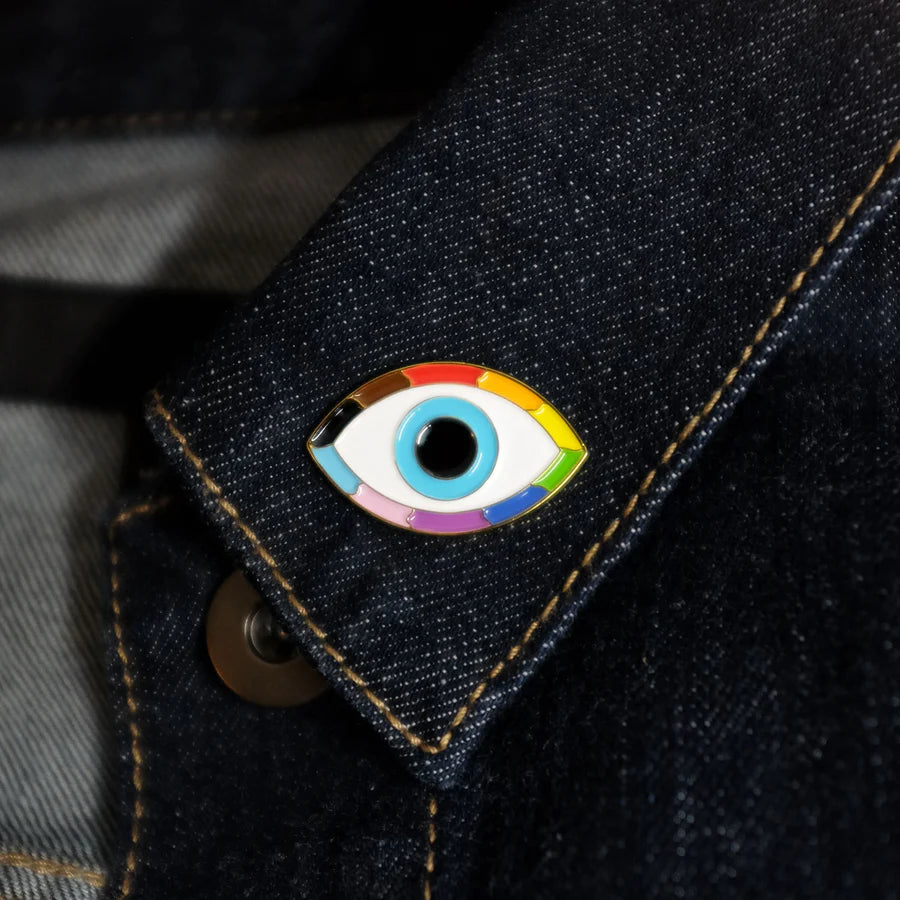 Queer Evil Eye Pin