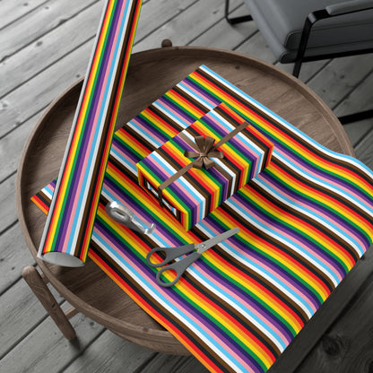 Striped Gift Wrapping Papers
