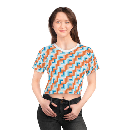 Waves Crop Tee