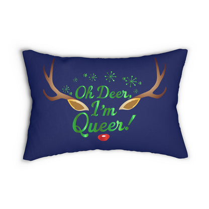 Oh Deer, I'm Queer! Pillow