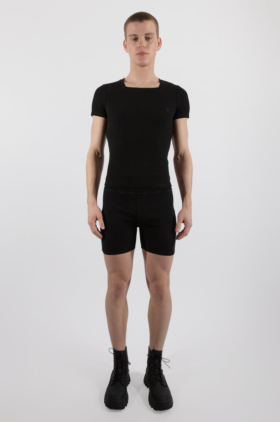 Essential Ribbed Biker Shorts