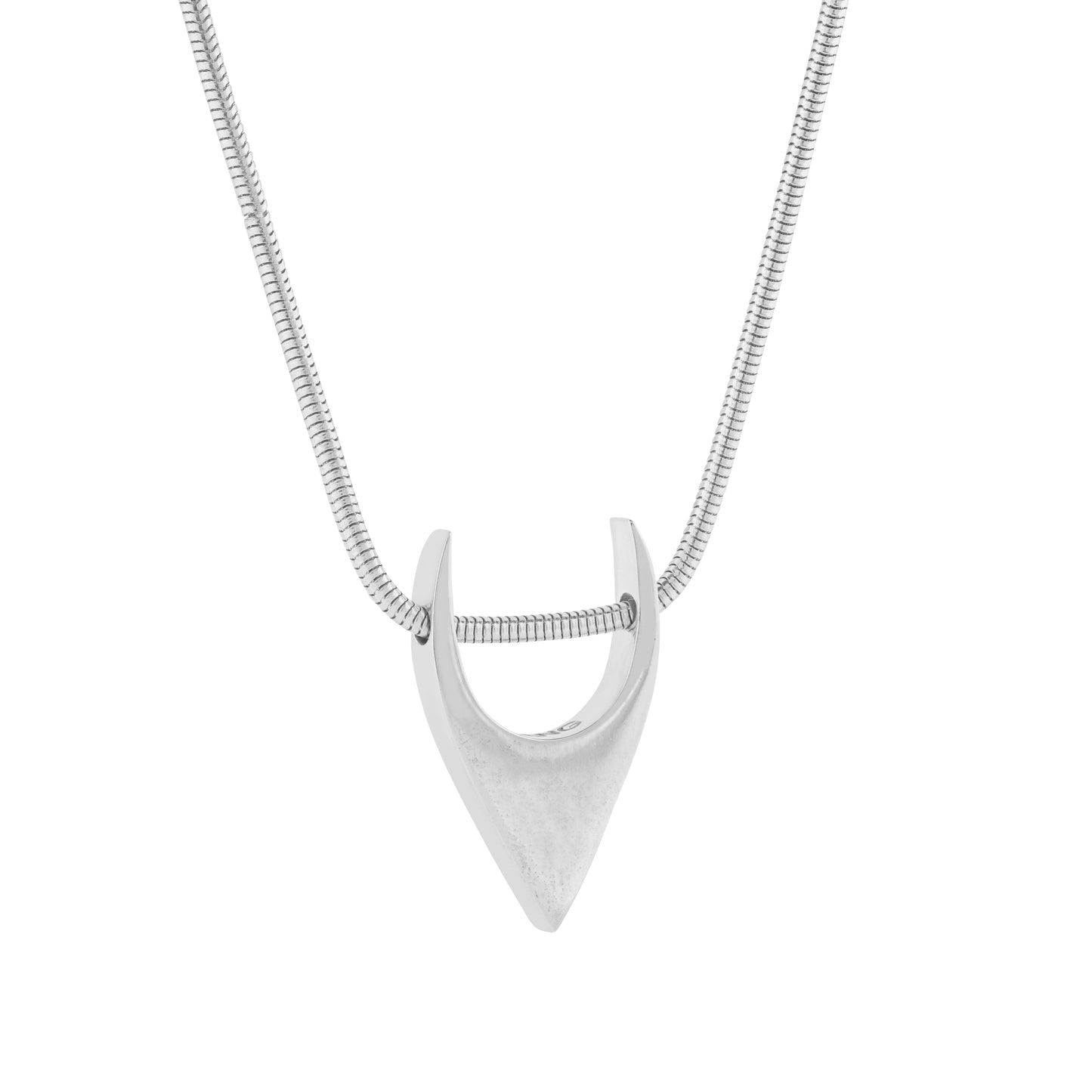 FANG: FANG Logo Snack Chain Necklace in Sterling Silver