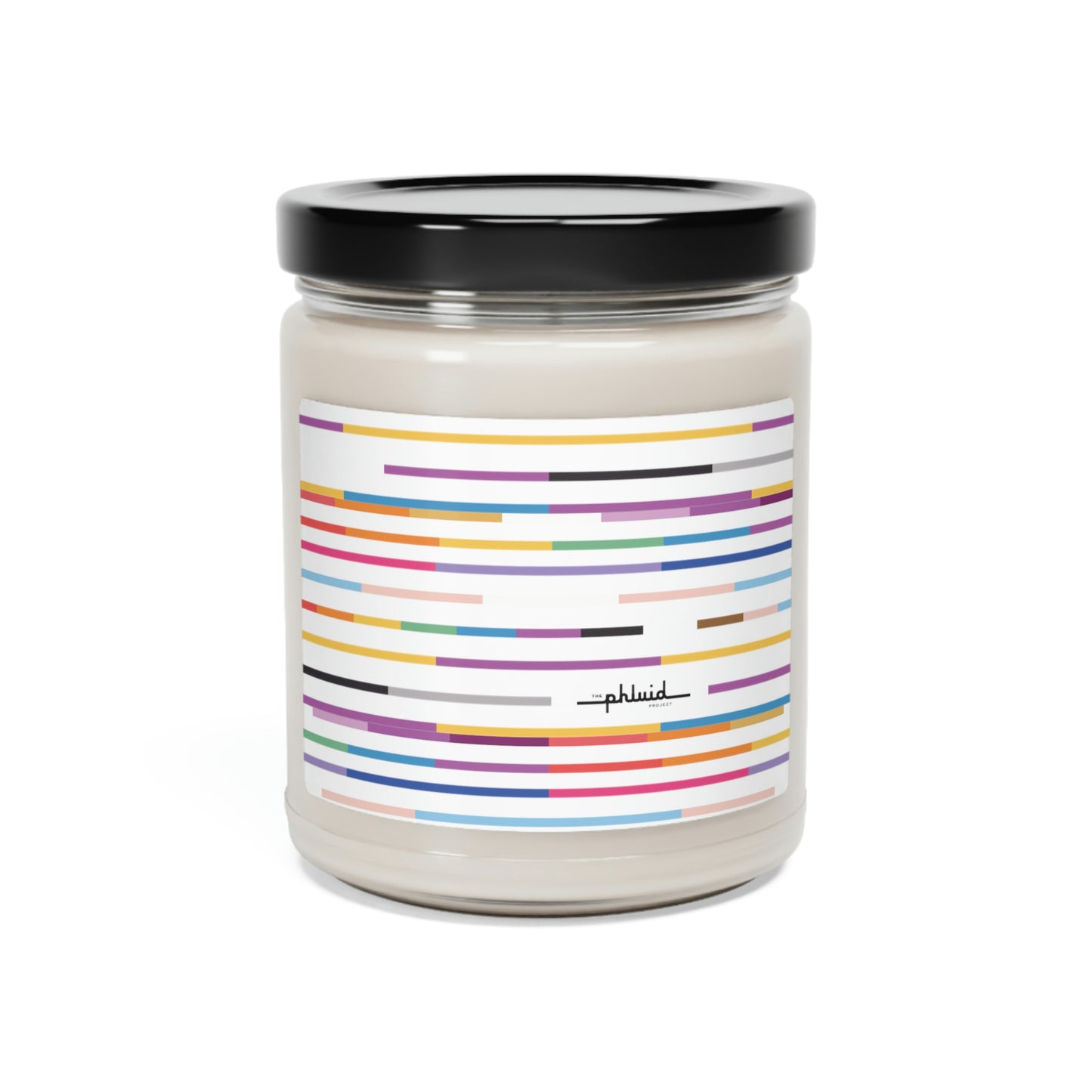 Phluid Stripe Scented Soy Candle, 9oz