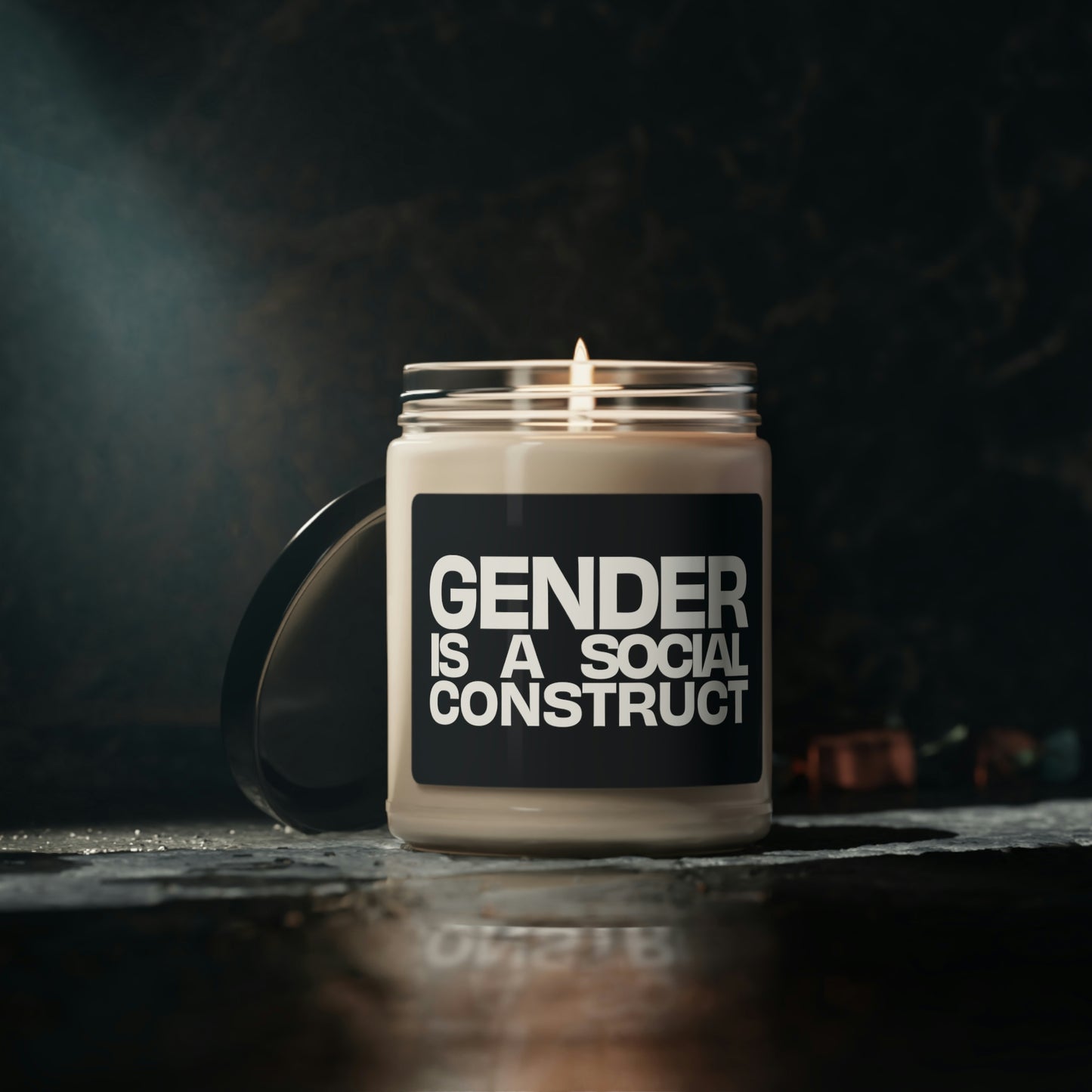 Gender Is A Social Construct Scented Soy Candle, 9oz