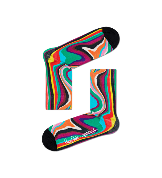 Happy Socks x Phluid: Rainbow Flow Sock