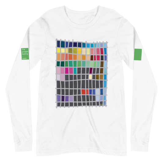The Proper Bunny: The Proper Bunny Chart Long Sleeve Graphic Tee