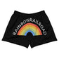 UrbanCoolab: Rainbow Railroad: RR - 'Arch' Shorts (Black)